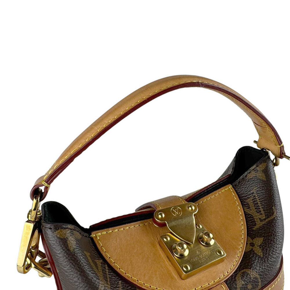 LOUIS VUITTON Brown Monogram Canvas Shoulder Bag - Picture 10 of 14
